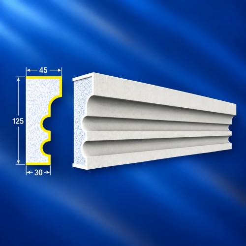 Profil Decorativ A-205 (125*45*2000)