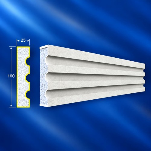 Profil Decorativ A-301 (160*25*2000)