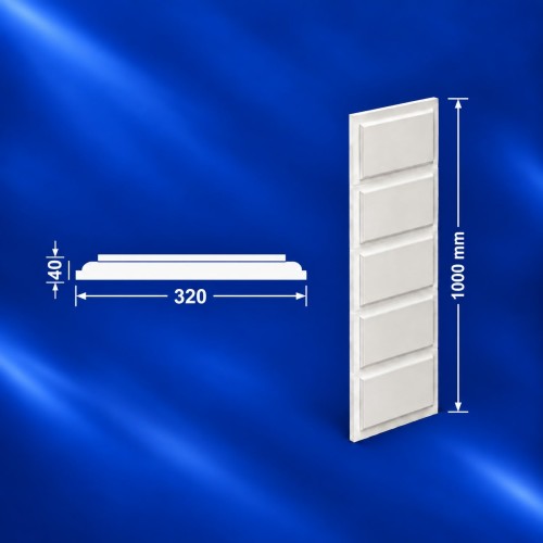 Placă P-744 (320*40*1000)